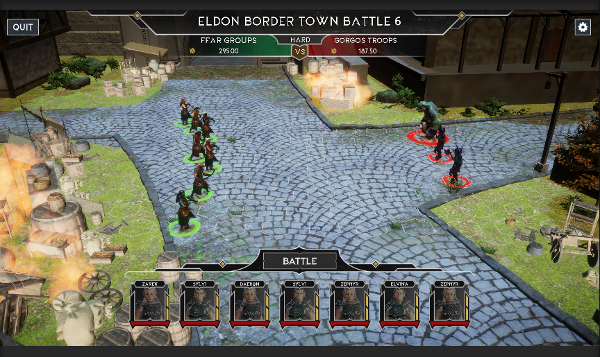 Elden Border Battle System